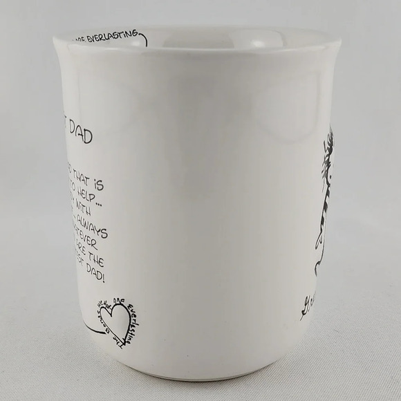 Children Of The Inner Light White Greatest Dad Porcelaine Mug Black White 16oz - Picture 9 of 15